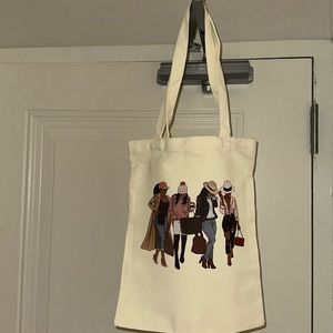 Custom made tote bag
